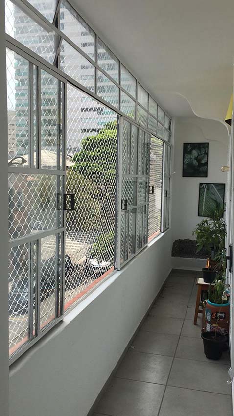 Telas Invisíveis Para Gatos Em Varandas Com Piscina e Crianças